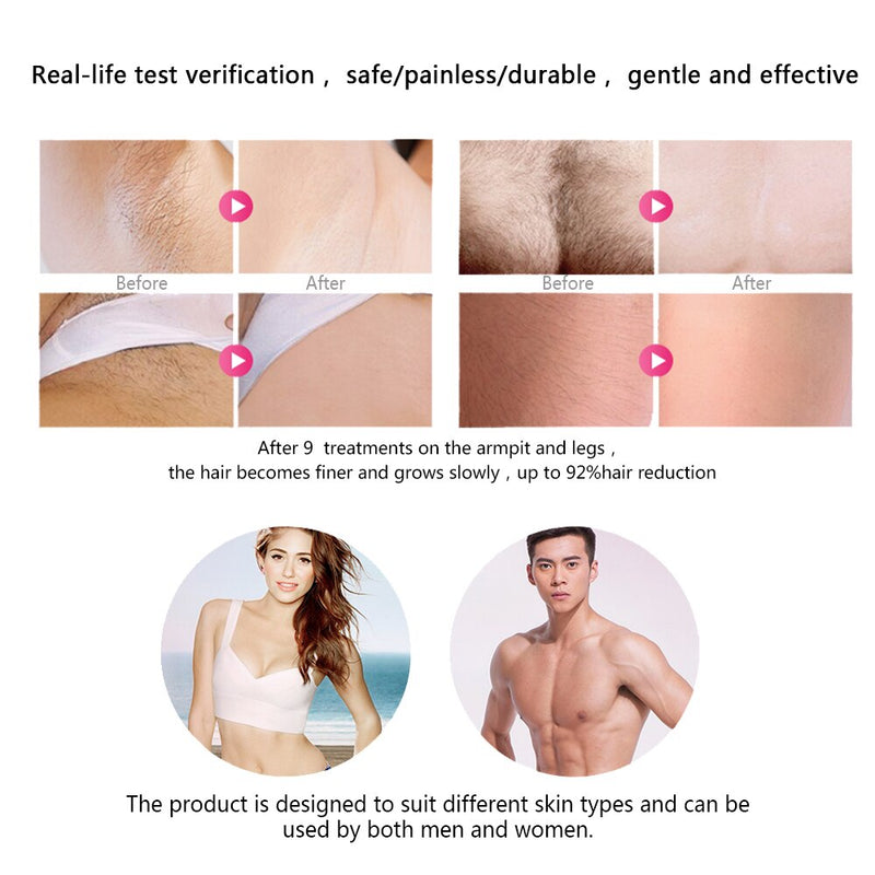 600000 Flashes Permanent IPL Hair Removal Laser Epilator Machine Facial Hair Remover For Women Painless Body Bikini Depiladora