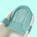 Cojín de baño para bebé, cojín antideslizante portátil para baño de recién nacido, asiento flotante para bebé, almohadilla para bañera, alfombrilla de soporte para ducha, seguridad