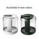 Humidificador de aire saengQ de gran capacidad, recargable, con batería de 2000mAh, difusor de aceites esenciales, generador de niebla USB, luz LED para el hogar