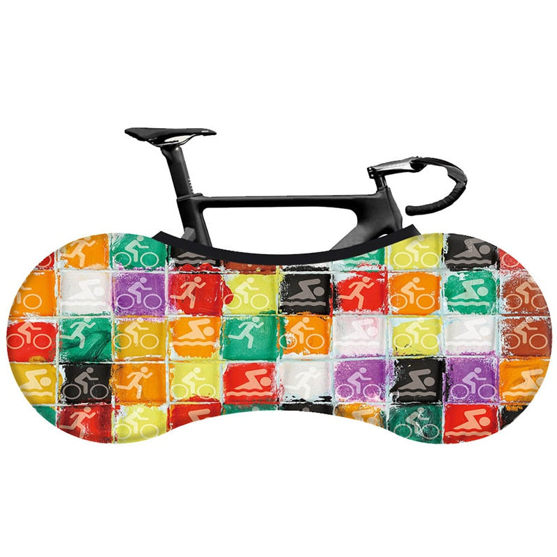 HSSEE Fashion bicycle protective cover high quality stretch fiber 26"-29" 700C road bike indoor dust cover bicycle accessories