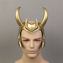 Película Thor 3 Ragnarok Loki Laufeyson PVC Cosplay disfraces máscara casco Halloween Prop