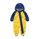 Kids Jumpsuit for Girls Waterproof Overall Girls PU Rain Pants Children Raincoat Baby Hooded Rainwear For Boys And Girls Clothes