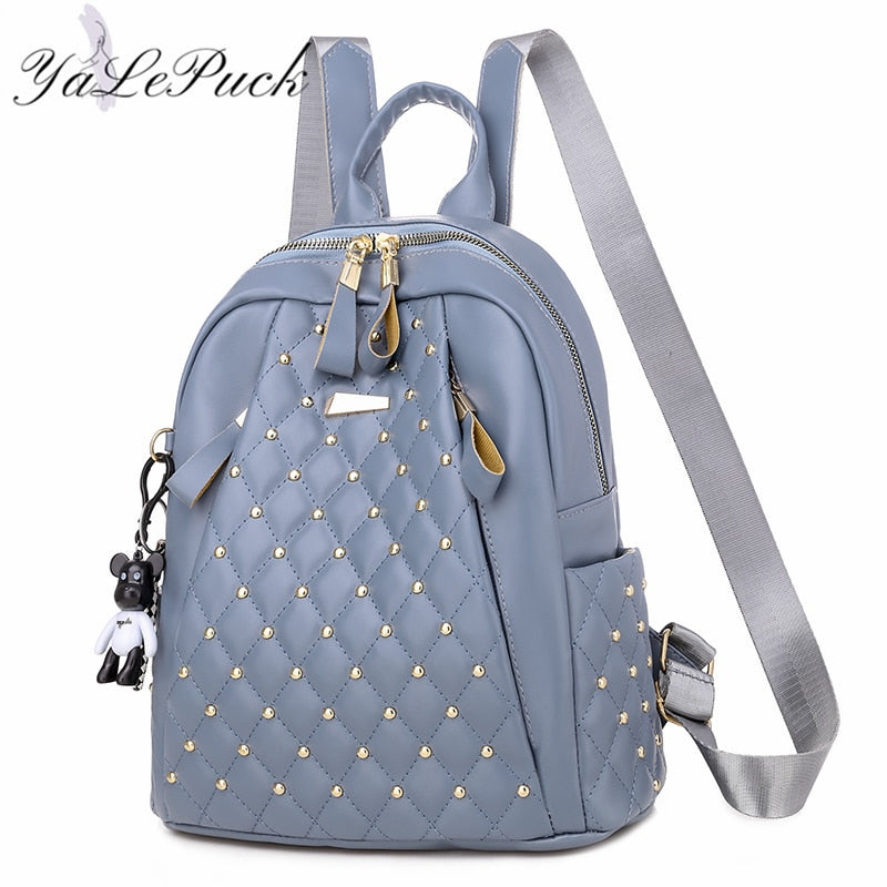 Mochila Vintage para mujer, mochila de cuero de alta calidad, mochila de viaje para mujer, bolsos de hombro, mochilas escolares, mochila femenina