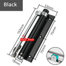 Cerrador de puerta ajustable KAK, resorte de puerta automático de aleación de aluminio, cierre suave, puerta a prueba de fuego, herrajes para puertas de servicio pesado