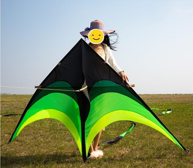 Freies Verschiffen große Delta-Drachen fliegende Spielzeuge für Kinderdrachen behandeln Linie Sportdrachen im Freien professionelle Winddrachen aus Nylon