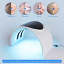 Máscara facial PDT plegable de 7 colores Máquina de lámpara facial Terapia de fotones Luz LED Rejuvenecimiento de la piel Máscara de belleza para el cuidado de la piel antiarrugas