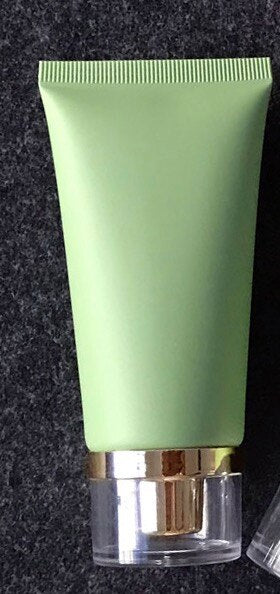 50ml Frost Plastic Soft Bottle Matte Green 50g Cosmetic Cream Facial Cleanser Container Toothpaste Lotion Tube Free Shipping