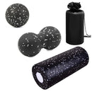 2 in 1 EPP High Density Foam Roller and Fitness Massage Balls Set GYM Yoga Peanut Ball Therapy Relax Muscle Release Exercises
