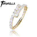 TOPGRILLZ 12mm Armband Hohe Qualität Iced Out Zirkonia Damen Armband Hip Hop Fashion Charm Schmuck Geschenk für Männer Frauen