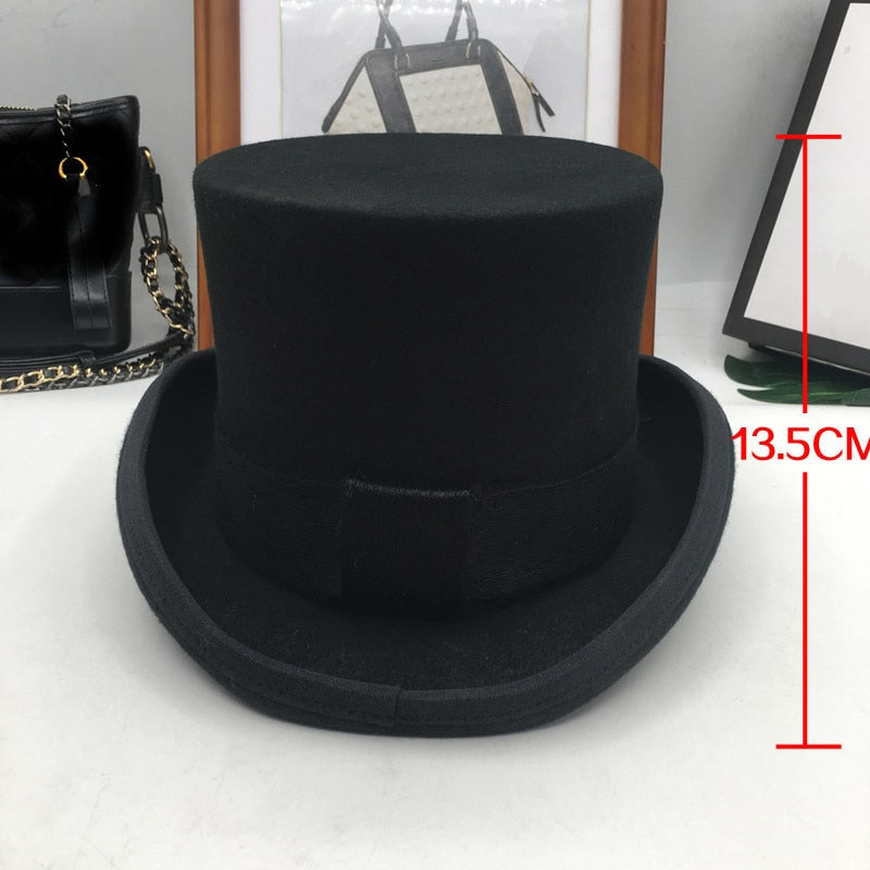 British wind in Europe and the gentleman cap stage performance top hat retro fashion and personality President hat cap