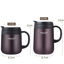 Pinkah 340&amp;460ML 304 Stainless Steel Thermos Mugs Office Cup With Handle With Lid Insulated Tea mug Thermos Cup Office Thermoses
