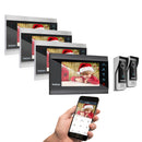 TMEZON 1080P Video Door Phone Home Intercom System Wireless WiFi Smart IP Video Doorbell 7 Inch with  Wired Doorbell TUYA APP