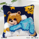 Animal Series Exquisite Coarse Wool Cross Stitch Carpet Embroidery 3D Segment Embroidery Pillow DIY Handmade Material Package