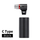 WEST BIKIING CO2 Pump Bike Mini Hand Pump MTB Road Bicycle Air Inflator Schrader Presta Valve Adapter Ball Cycling Accessories