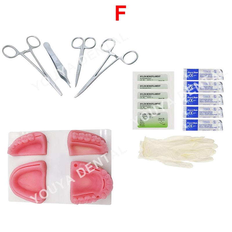 Dental Suture Kit Medical Skin Suture Surgical Training Kit Chirurgical Surgical Practice Set Oral Doctors Dental Teaching Model