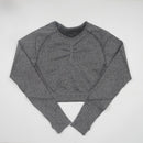 1PC Single free combination Seamless Yoga Set Women Workout Sportswear Gym Clothing Fitness suits Long Sleeve+Leggings+Sport Bra