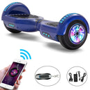 Hoverboard 6.5 Inch Bluetooth Speaker Self Balancing Electric Scooters LED Lights Smart Two Wheels Hover Board Key For Kids Gift