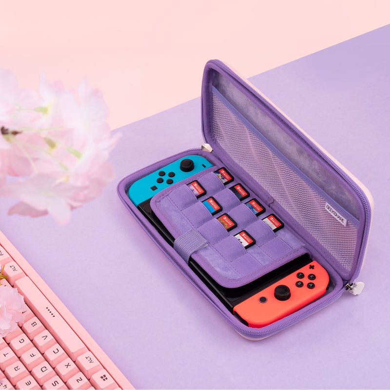 GeekShare Case For Nintedndo Switch Protective Hard Shell Slim Travel Carrying Case For Switch OLED NS Game Console Accessorie
