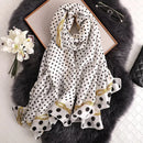 2022 180*90cm Women Scarf Summer Silk Shawl Lady Wrap Soft Female Europe Designer beach bandanna foulard muffler girl pareo