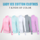 Golf Shirt Summer Wear T-Shirts Anti UV Clothes Women Clothing Ice Silk Sun Protection Shirt Ultra-thin Breathable Casual Shirts