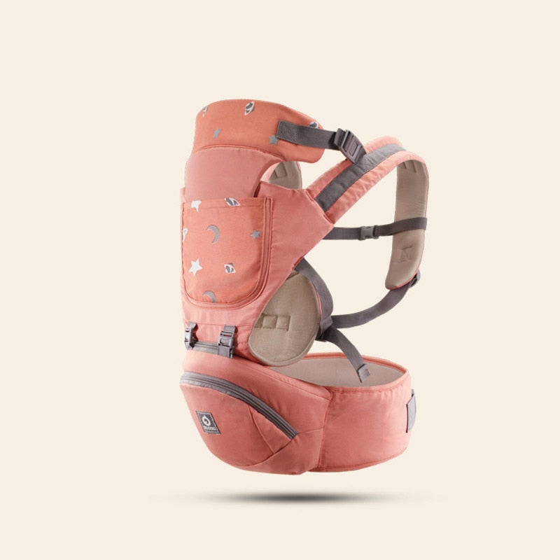 Portabebés ergonómico JMSC, portabebés ergonómico para chico, asiento de cadera, portabebés, mochilas de viaje para exteriores, canguro frontal, 0-36 meses