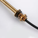 Grifo nuevo Smesiteli, cabezal rociador extraíble Invisible, doble orificio, manija única, grifo mezclador para fregadero de cocina de latón macizo frío y caliente