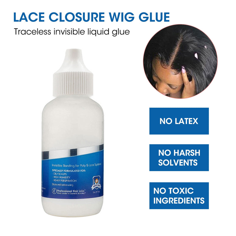 Lace Wig Cap Toupee Adhesive Kleber Hair Replacement Adhesive Extra Feuchtigkeitskontrolle Dauerhafter Perückenkleber für Perücken heiß