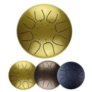 Mini 8-Tone Steel Tongue Drum 6 Inch Tongue Drum C Key Hand Pan Drum with Drum Mallets Carry Bag