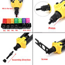 HIFESON Riveter nut Gun  rivet nut tool rivnut tool 617 619blind rivet Insert Manual Riveter Nut Riveting Rivnut Tool for Nuts