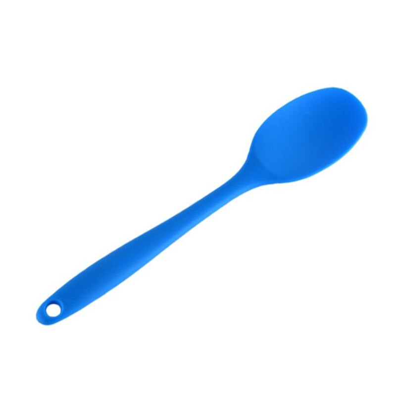 Cake Butter Spatula Silicone Spoon Mixing Spoon Long-handled Cooking Utensils Tableware Kitchen Soup Spoons Mixer Cooking Tools