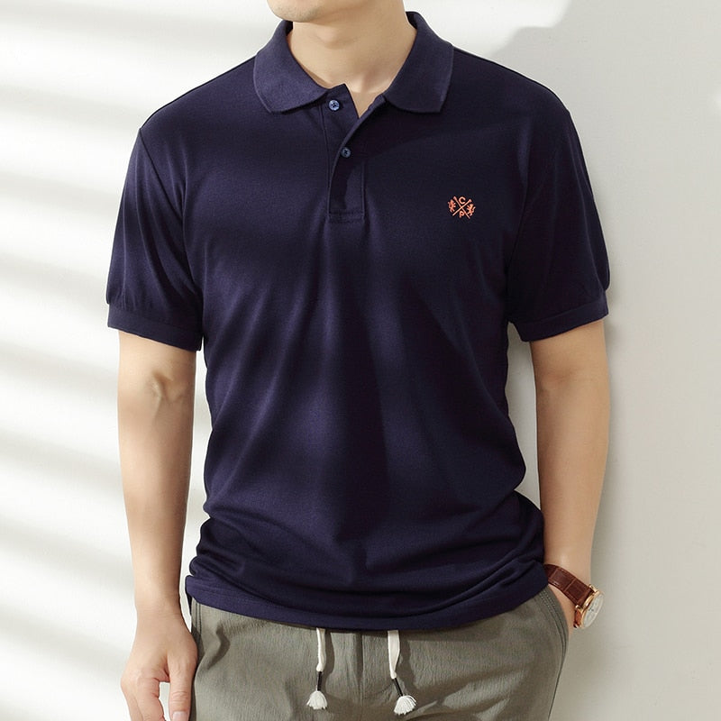 Polo de gran tamaño 5XL 6XL para hombre, novedad de verano 2021, Polo de algodón 95%, camisetas holgadas informales para hombre, Polo transpirable de talla grande de alta calidad