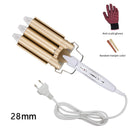 Herramientas profesionales para el cabello Rizador de hierro Cerámica Barril triple Estilizador de cabello Herramientas de estilismo Rizadores de cabello Rizador eléctrico