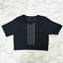 Seamless Sport Set Women Female Black Two 2 Piece Crop Top High Waist Leggings Sportsuit Workout Outfit Fitness Gym Yoga Sets