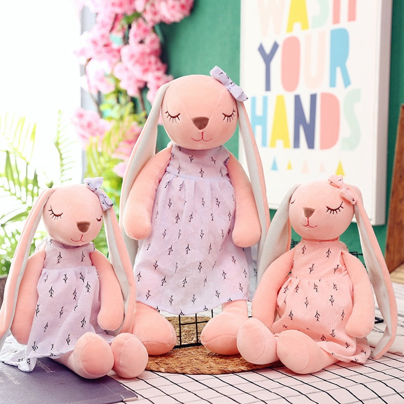 Cute Cartoon Animals Suffed Toys Soft Bunny Plush Toys For New Born Baby Appease Sleeping Toy Plush Baby Toys