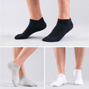 HSS Brand 100% Cotton Men Socks Summer Thin Breathable Socks High Quality No Show Boat Socks Black Short For Students Size 39-44