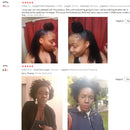 Showcoco Afro Kinky Curly Clip In Hair Extensions Human HairClip 125 8pcs Clip In Real Human Hair Extension 4c Machine-Made Remy