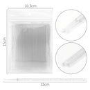 100Pcs Disposable Eyelash Mascara Swab Micro Brushes Eyelash Extension Individual Lash Removing Applicator Wands Makeup Tool kit