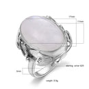 Natural Moonstone rings For Men Women&