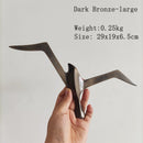 Lujo americano cobre puro creativo pájaro gaviota paloma colgante decoración de pared Retro Industrial ornamento sala de estar gaviota