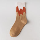 Socks Spring and Autumn ins pure cotton women&