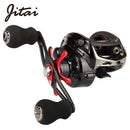 JITAI Fishing Reel 8Kg Max Drag Have PE 4 Strands line 14+1BBs Left Right Hand Lure Bait Casting fishing Baitcasting reel