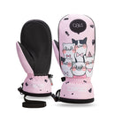 COPOZZ -30℃ Thicken Adult Teen Professional Snowboarding Ski Gloves Windproof Winter Warm Thermal Snow Mittens Skiing Snowmobile