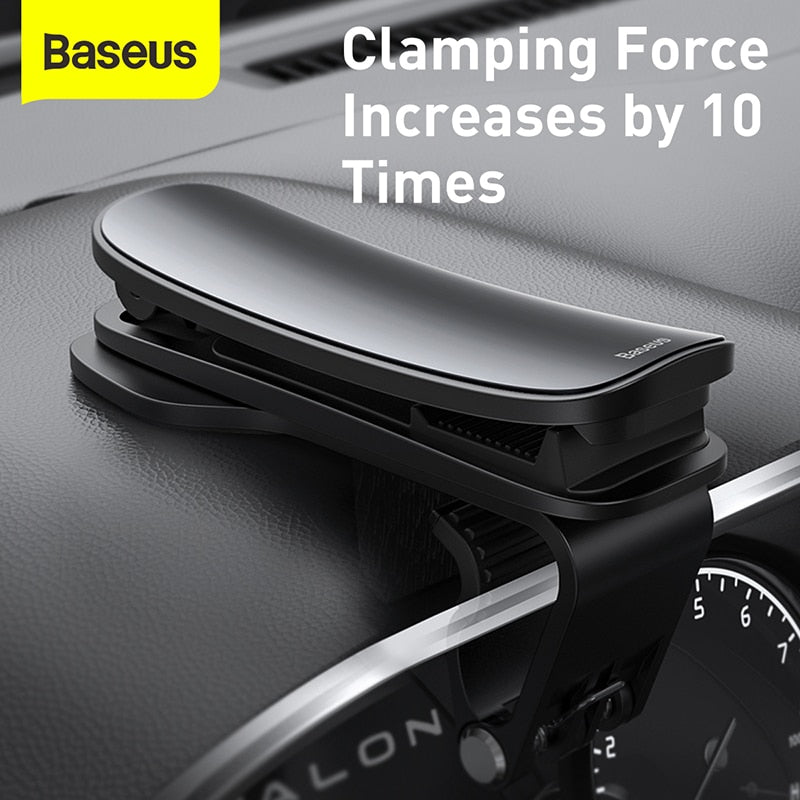 Baseus Car Phone Holder 360 Degree GPS Navigation Dashboard Phone Holder Stand in Car for Universal Phone Clip Mount Bracket