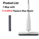 Eyliden Mop180 Degree Self-Wringing Mop Squeeze Mop with PVA Sponge Mop Heads Floor Washing Mop for Household Cleaning Tools