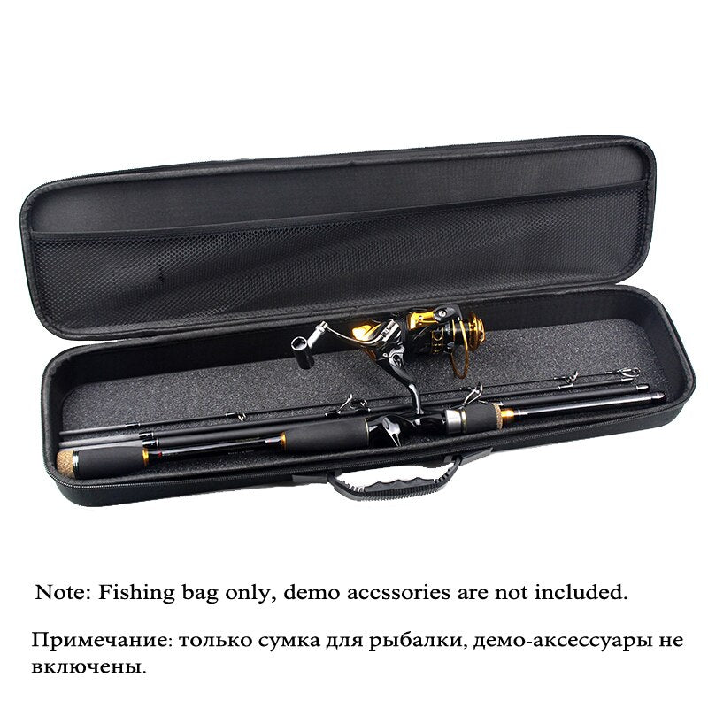 Outdoor Fishing Bags 63cm EVA Shockproof Fishing Tackle Bag Portable Rod and Reel Carry Bag Pole Storage Case with Strap PJ221