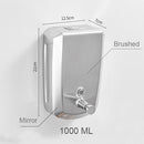 500/800/1000/1200 ml Soap Dispenser Wall Mount Black 304 Stainless Steel Soap Dispensers Leakproof Bathroom Soap Pump