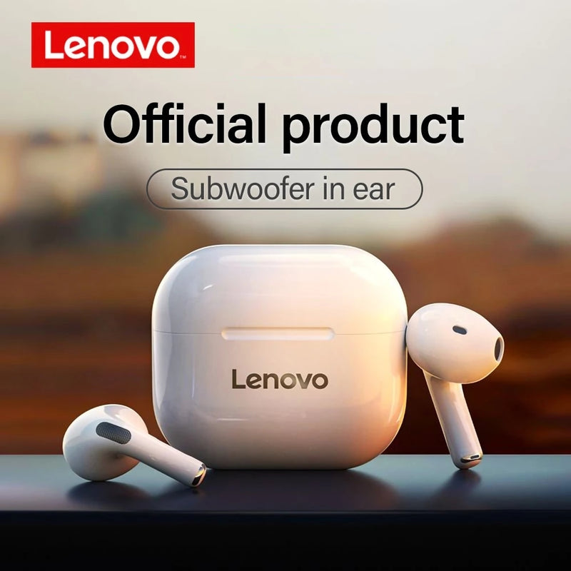 Original Lenovo LP40 drahtlose Kopfhörer TWS Bluetooth-Kopfhörer Touch Control Sport Headset Stereo-Ohrhörer für Telefon Android