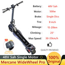 EU Stock VAT Inclusive Mercane WideWheel Pro Kickscooter 48V 1000W Smart Electric Scooter Dual Motor Patinete Electrico 40km/h