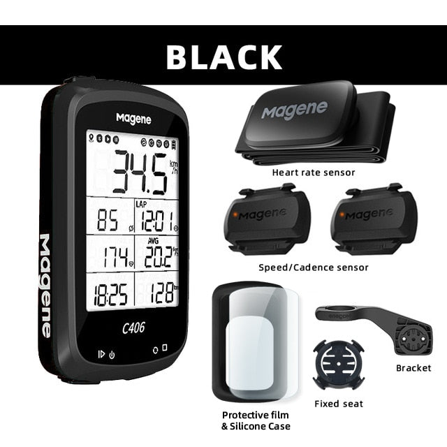 Magene C406 bicicleta ordenador GPS inalámbrico inteligente montaña carretera bicicleta Monito cronómetro ciclismo datos mapa bicicleta velocidad cronómetro