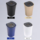 Cenicero portátil para coche con luz LED azul, energía Solar automática, taza para humo de cigarrillo, cenicero para accesorios de coche